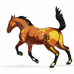Horses Embroidery Design 3 Horses Embroidery Design 3